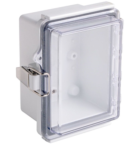 Boxco BC-ATP-091207 Hinged Lid Enclosure, 90x120x70, Clear Cover