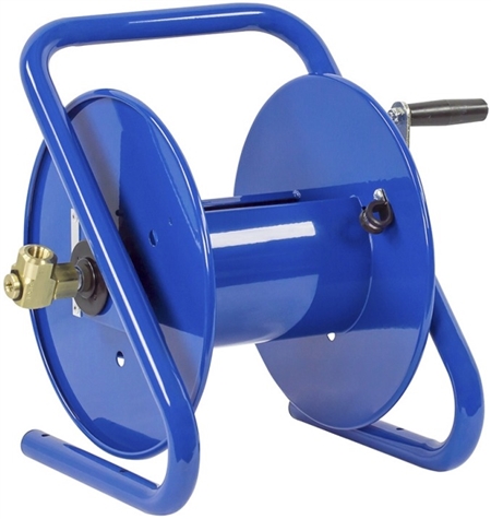 Can the 112-3-150-CM hose reel be used with a garden hose?