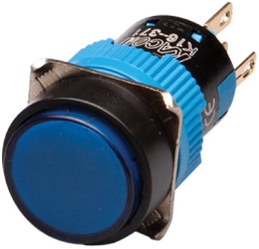 Kacon K16-272-B-12V 16 mm Momentary Push Button, Round, 12V LED Questions & Answers