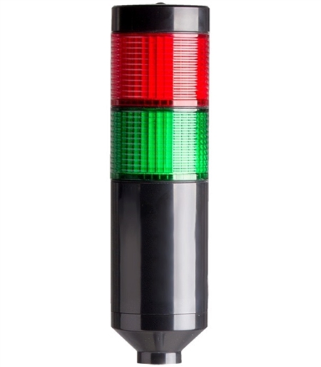 Menics PTE-A-202-RG-B 2 Stack LED Tower Light, Pole Mount, 24V Questions & Answers