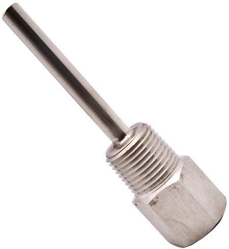 DuraChoice TW440 4'' Thermowell, 1/2'' NPT, Stainless Steel 304 Questions & Answers