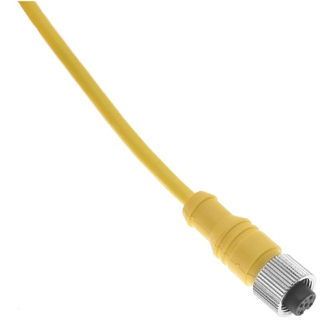 Is the Mencom MDC-4FP-5M Micro DC M12 female straight cordset available with PUR cable?