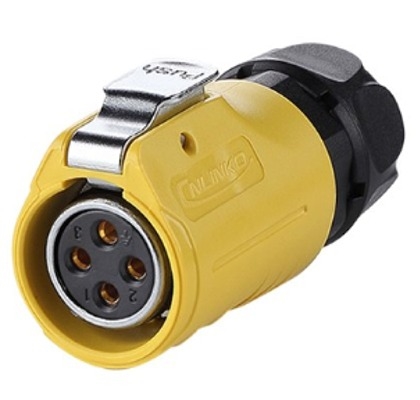 What is the male counterpart for the Cnlinko LP-20-J04PE-01-021 cable plug?