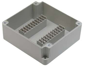 I am looking for a Terminal Enclosure with 2 terminal strips and a ground strip as well and can accept up to 10 AWG