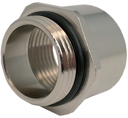 Is the Sealcon AM-1612-BR nickel plated brass adapter available in plastic?