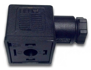 What is the PA and Sn material for the OMAL DIN 43650/ISO 4400 Form A valve connector?