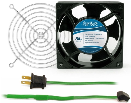 GardTec GCAB704 Cooling Fan Kit, 120 mm, 120V, w/ Thermostat Questions & Answers