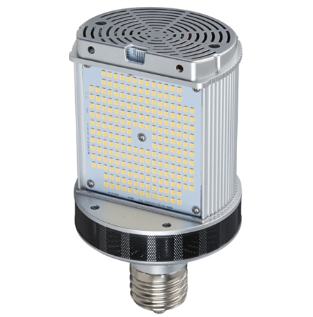 How does the Light Efficient Design LED-8089M50-G5 LED wall pack light keep from sagging within the fixture?