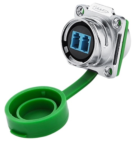 does the Cnlinko DH-24-J/LC/213/SX-43-401 fiber optic socket come with the adaptor