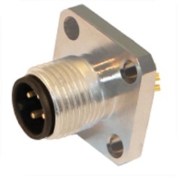 HTP M12 Panel Mount Connector w/ Flange, Male, 4 Pole Questions & Answers