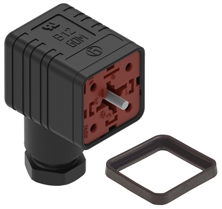 Is the Hirschmann GDM 2011 J Black Solenoid Valve Connector CSA approved?