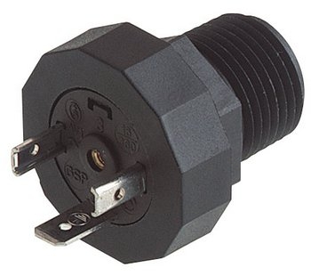 Does the Hirschmann GSP 212 DIN Form A male connector come assembled or unassembled?