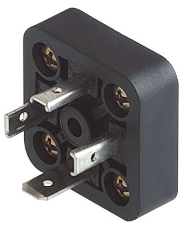 Does the Hirschmann GSA-U 3000 N LO DIN 43650 Form A panel mount connector come with four screw and without the gasket? 