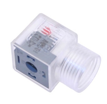 Is the Omal Form A DIN 43650 VAC-022-00 solenoid valve connector available without a circuit?