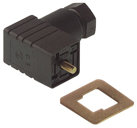 Can I get a 3D model of the Hirschmann GDS 207 DIN 43650 Form C solenoid valve connector?