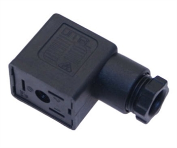 Is the Omal VDN-029-00 DIN 43650 Form B connector available with a gray housing?