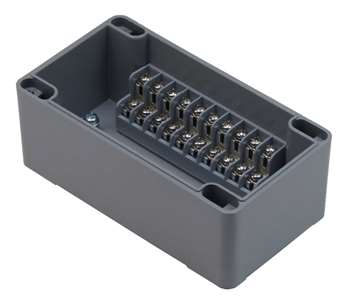 Is there a version of the LiteCycle SG-AL-10P terminal enclosure with molded knockouts?