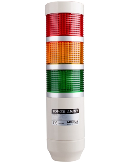 Is it possible to remove the amber lens on the Menics PREF-301-RYG tower light so it's just two colors?