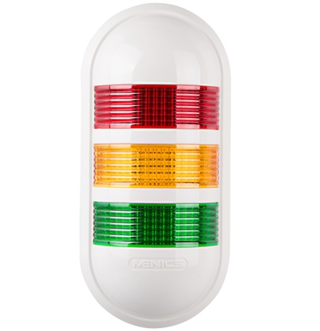 Can I get a wall mount tower light with multiple colors and 1 lens?