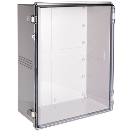 Does the back panel come with the Boxco BC-ATP-405016 hinged lid enclosure?