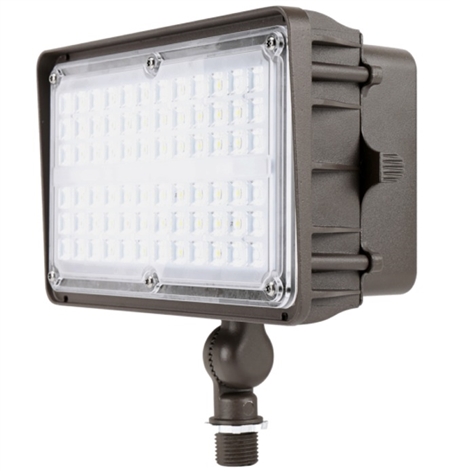 Can the Spring Lighting Group FDCM 80 G1 5K floodlight be connected to 240 volts?