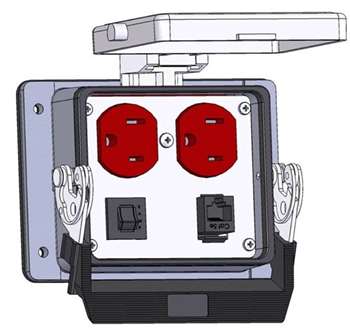 Can I get a 3D file for the Mencom DP-RJ45-R-32 panel interface connector?