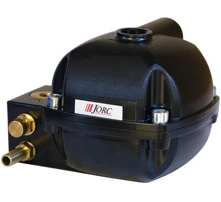 How does the pneumatically operated Jorc POD-TD condensate drain valve work?