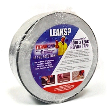 How long is the warranty for the EternaBond RSG-4-50 RoofSeal leak repair tape?
