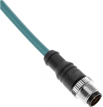 What type of ends does the Mencom MDE45-4MP-10M Ethernet cordset have?