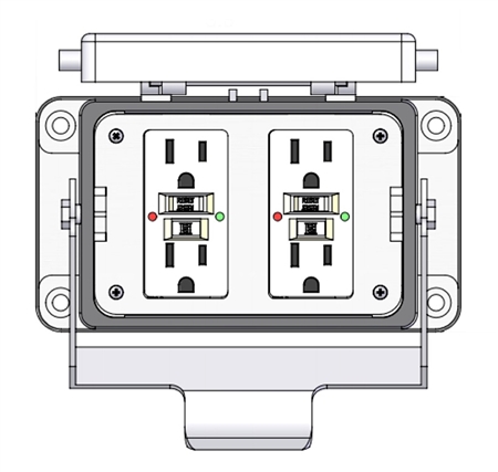 Is the Mencom GF-2-48LS Panel Interface Connector available with a different housing?