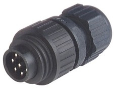 The Hirschmann CA6 plug has what type of termination? screw?