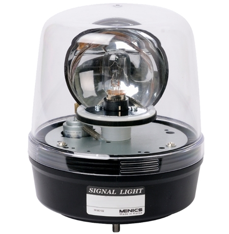 Menics MS135B-10-C 135mm Beacon Light, 110V, Clear, Rotating Questions & Answers
