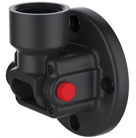 What does the Qronz XB-P100-BK swivel base mount on