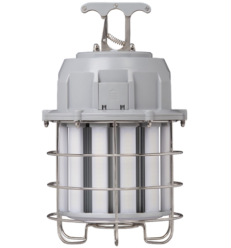 Can the Light Efficient Design LED-9009-100-5F LED work light be used in hazardous locations?