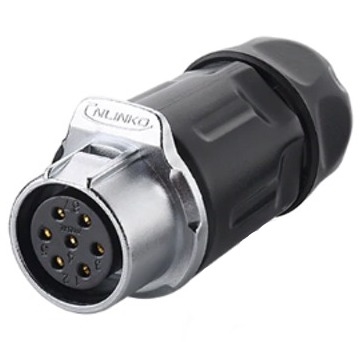 Will the Cnlinko LP-20-J07PP-01-001 7 pin female connector fit with the Jupiter E41M16MS7-20? 