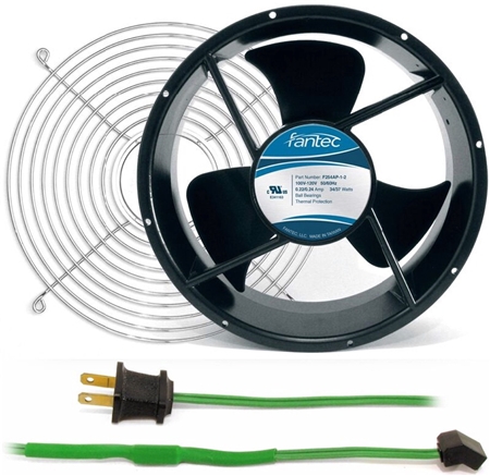 GardTec GCAB706 Cooling Fan Kit, 254 mm, 120V, w/ Thermostat Questions & Answers