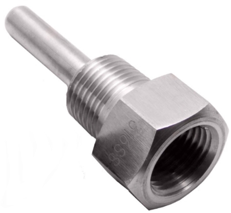 DuraChoice TW625 2-1/2'' Thermowell, 1/2'' NPT F x 1/2'' NPT M Questions & Answers