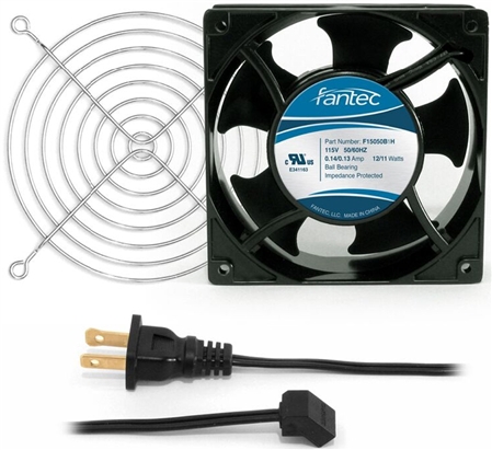 GardTec CAB702 Cooling Fan Kit, 120 mm, 120V, 72'', 45 Degree Plug Questions & Answers