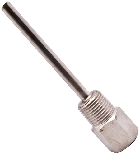 DuraChoice TW460 6'' Thermowell, 1/2'' NPT, Stainless Steel 304 Questions & Answers