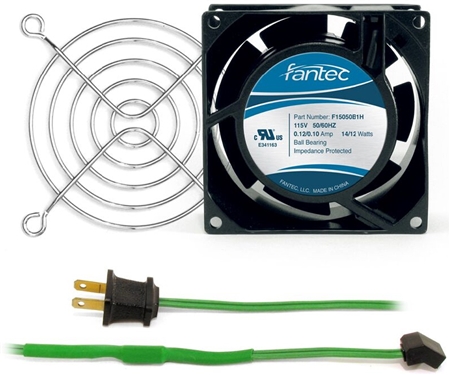 GardTec GCAB700 Cooling Fan Kit, 80 mm, 120V, w/ Thermostat Questions & Answers