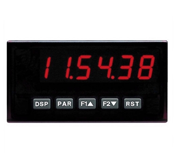 How does the Red Lion PAXCK010 PAX series panel meter timer get into programming mode?