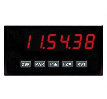 Red Lion PAXCK010 Panel Meter, Clock/Timer, 6 Digit, Red LED, DC Questions & Answers