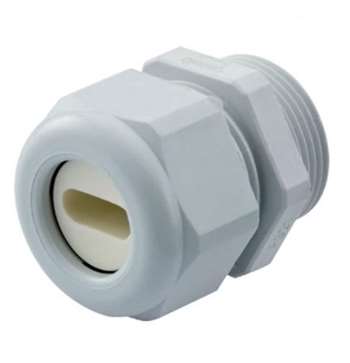 Is the wire slot on the CD21AS-04 cable gland flexible, like rubber, and will this seal 12/2 uf cable?