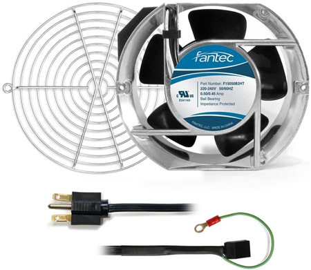 GardTec CAB807 Cooling Fan Kit, 172 mm, 230V, 72'', 45 Degree Plug Questions & Answers