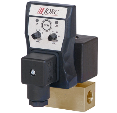 Does the DIN 43650 Form A connector come with the Jorc 2821 Optimum timer controlled drain?