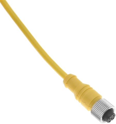 International shipping on Mencom MDC-3FP-6M M12 molded cable cordset