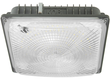 LED canopy lights strobing