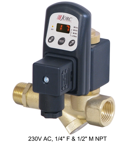 Jorc 5503 230V AC COMBO-D-LUX Timer Drain, Dual Inlet, 0-230 PSI Questions & Answers