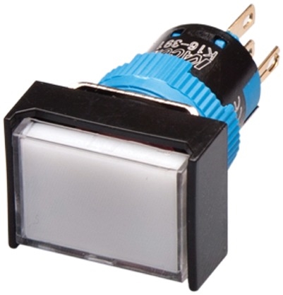 Kacon K16-392-W-24V 16 mm Maintained Push Button, Rectangle, 24V LED Questions & Answers