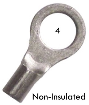 Hoffman AS3 Ring Terminal, Non-Insulated, 22-16 AWG, Stud Size 4 Questions & Answers